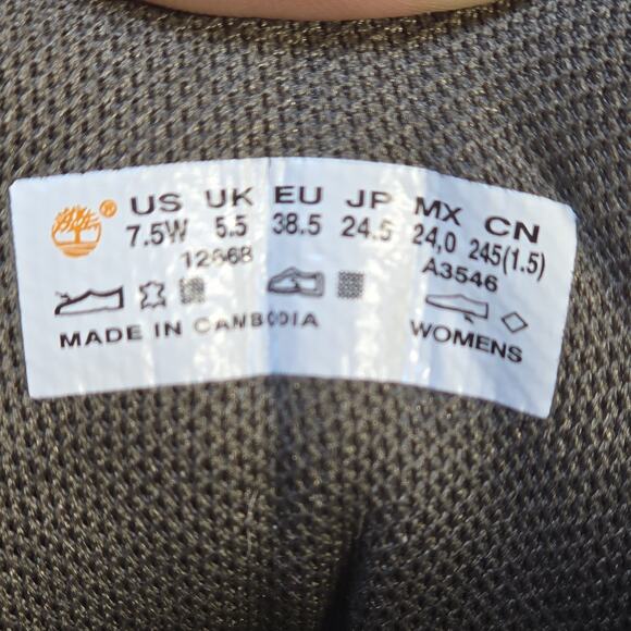 Timberland Women’s Waterproof Leather Hiking Boots 7.5W Brown Anti-Fatigue Trail - Picture 6 of 9